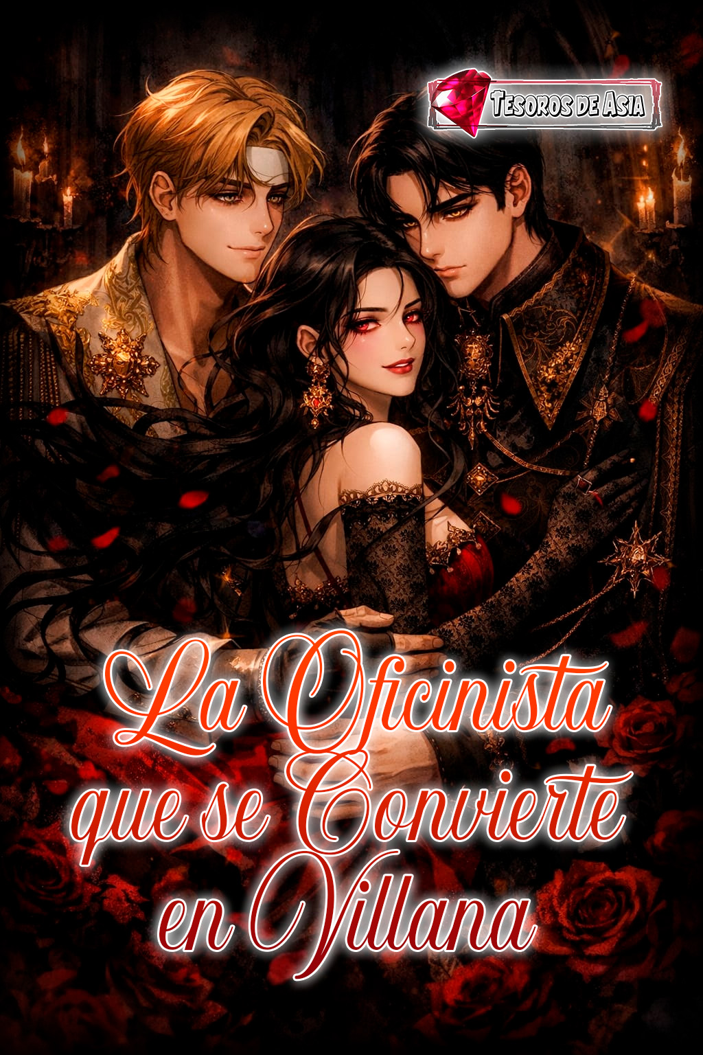 Portada de La oficinista que se convierte en villana al transmigrar y sobrevive al apocalipsis