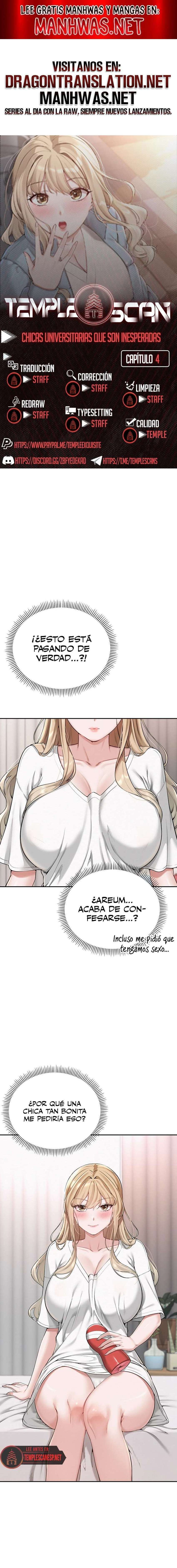 Las chicas más sexys del campus capítulo 4 página 1