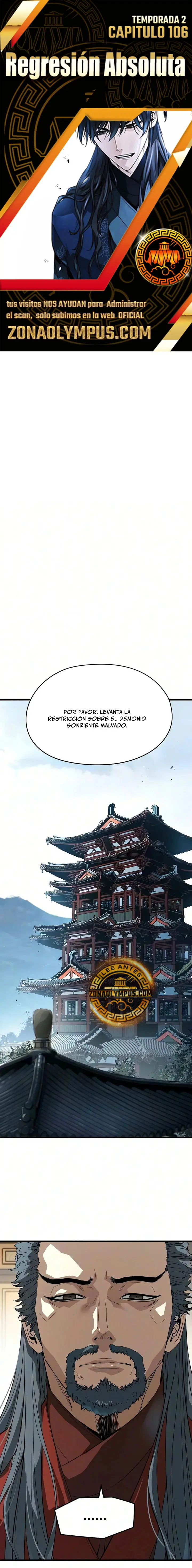Regresión absoluta capítulo 106 página 1