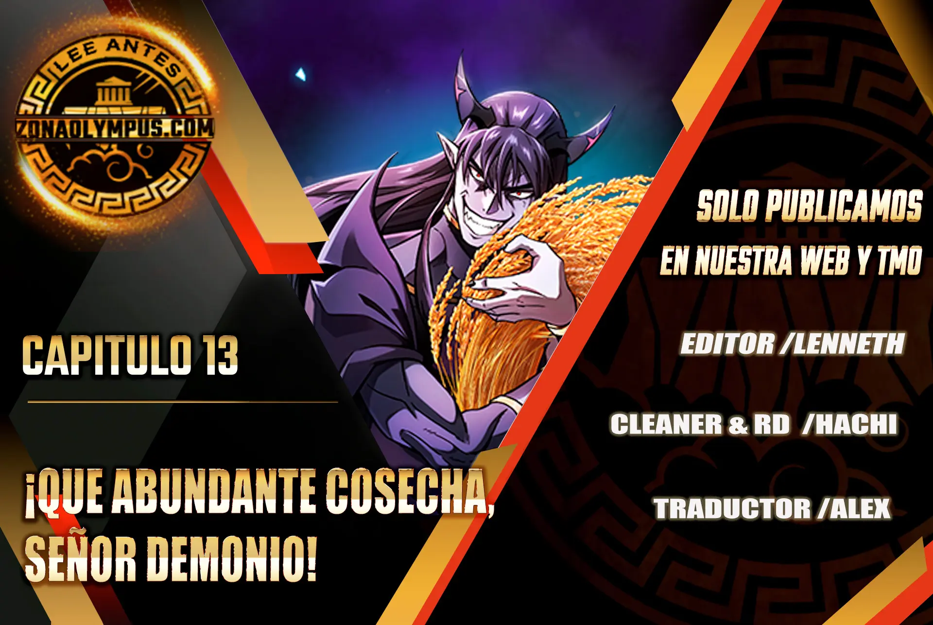 ¡Que abundante cosecha, señor demonio! capítulo 13 página 2