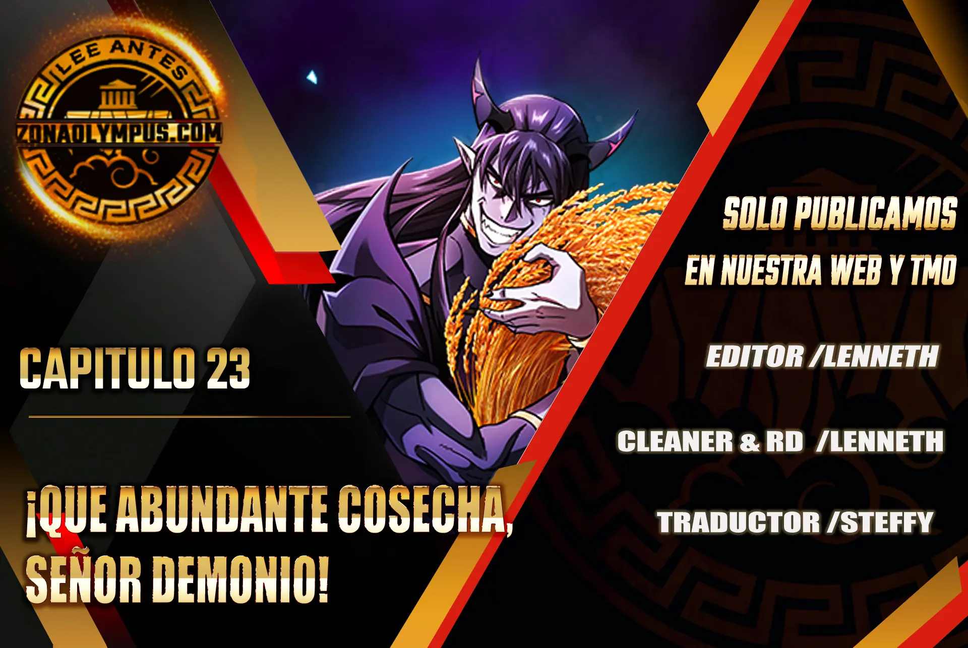¡Que abundante cosecha, señor demonio! capítulo 23 página 1