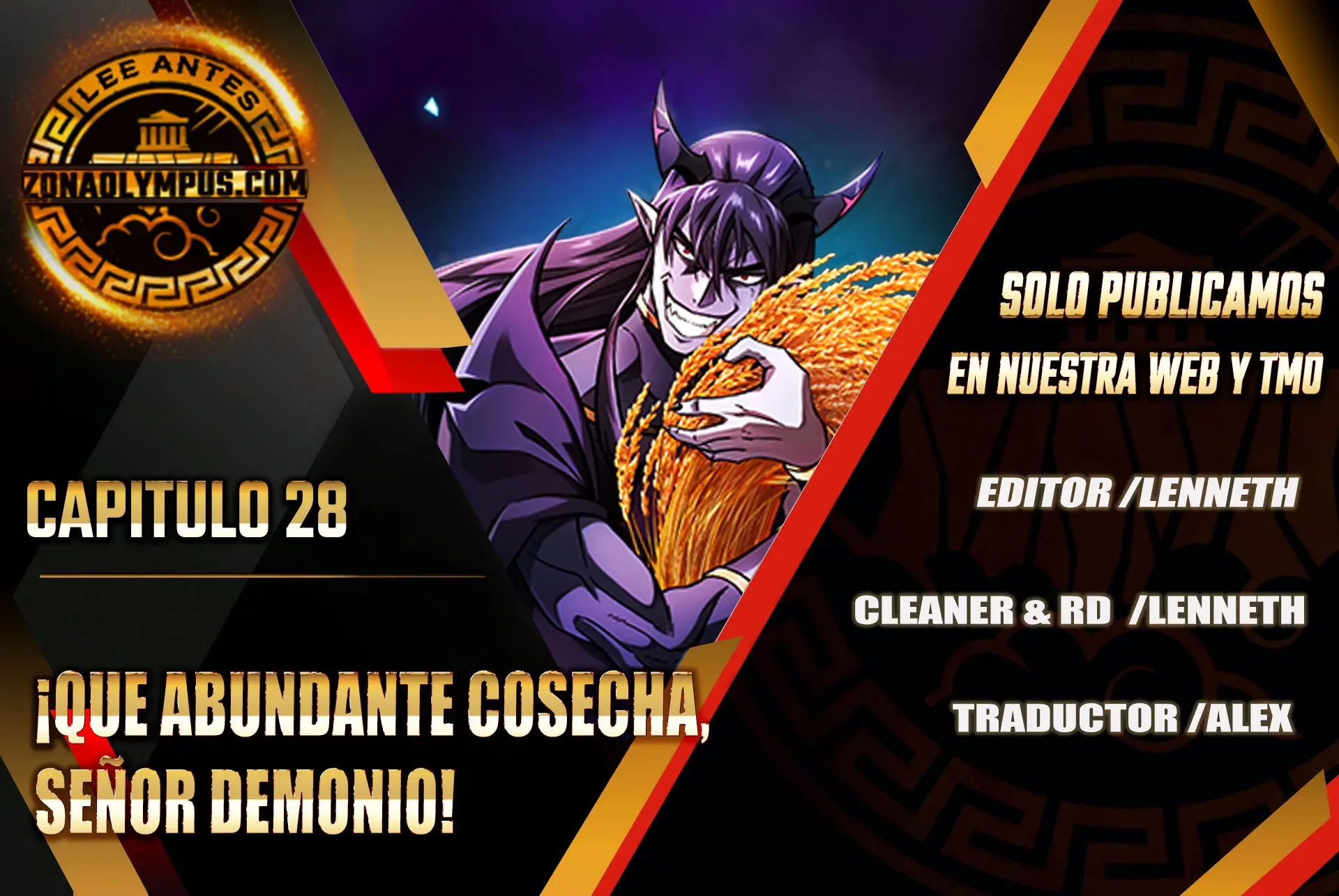 ¡Que abundante cosecha, señor demonio! capítulo 28 página 1
