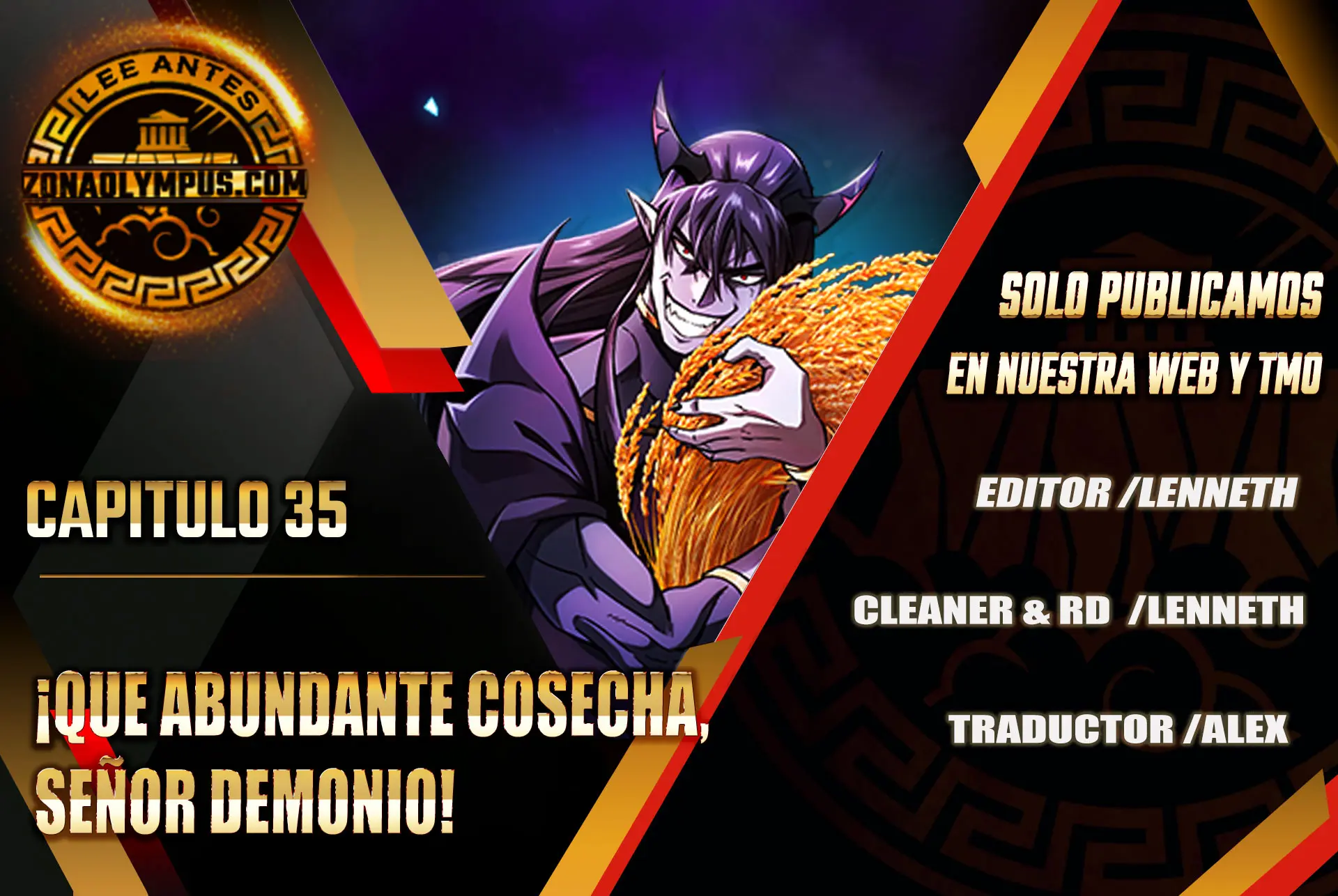 ¡Que abundante cosecha, señor demonio! capítulo 35 página 1