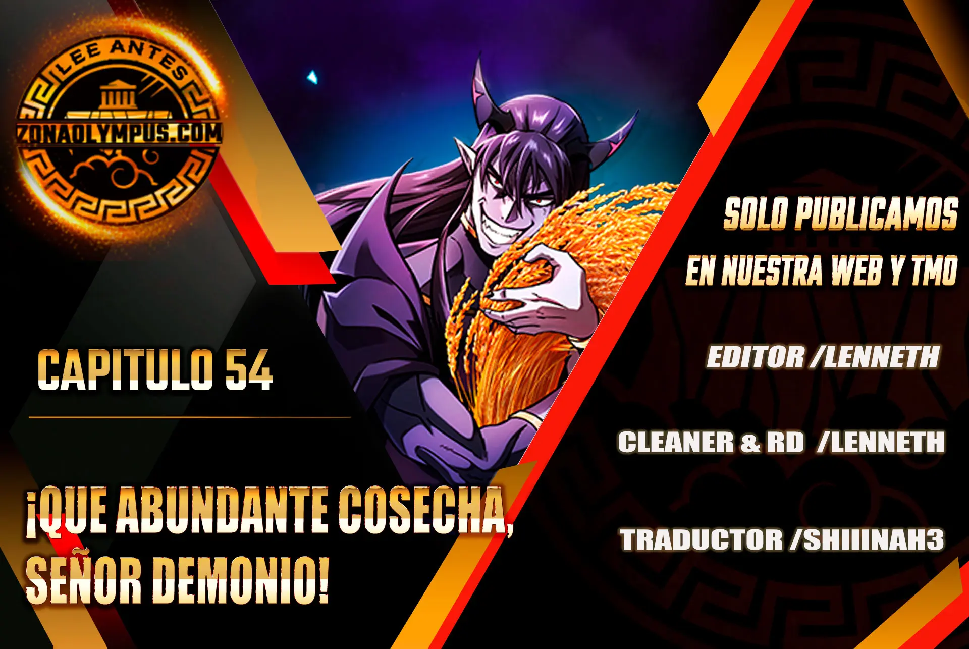 ¡Que abundante cosecha, señor demonio! capítulo 54 página 1