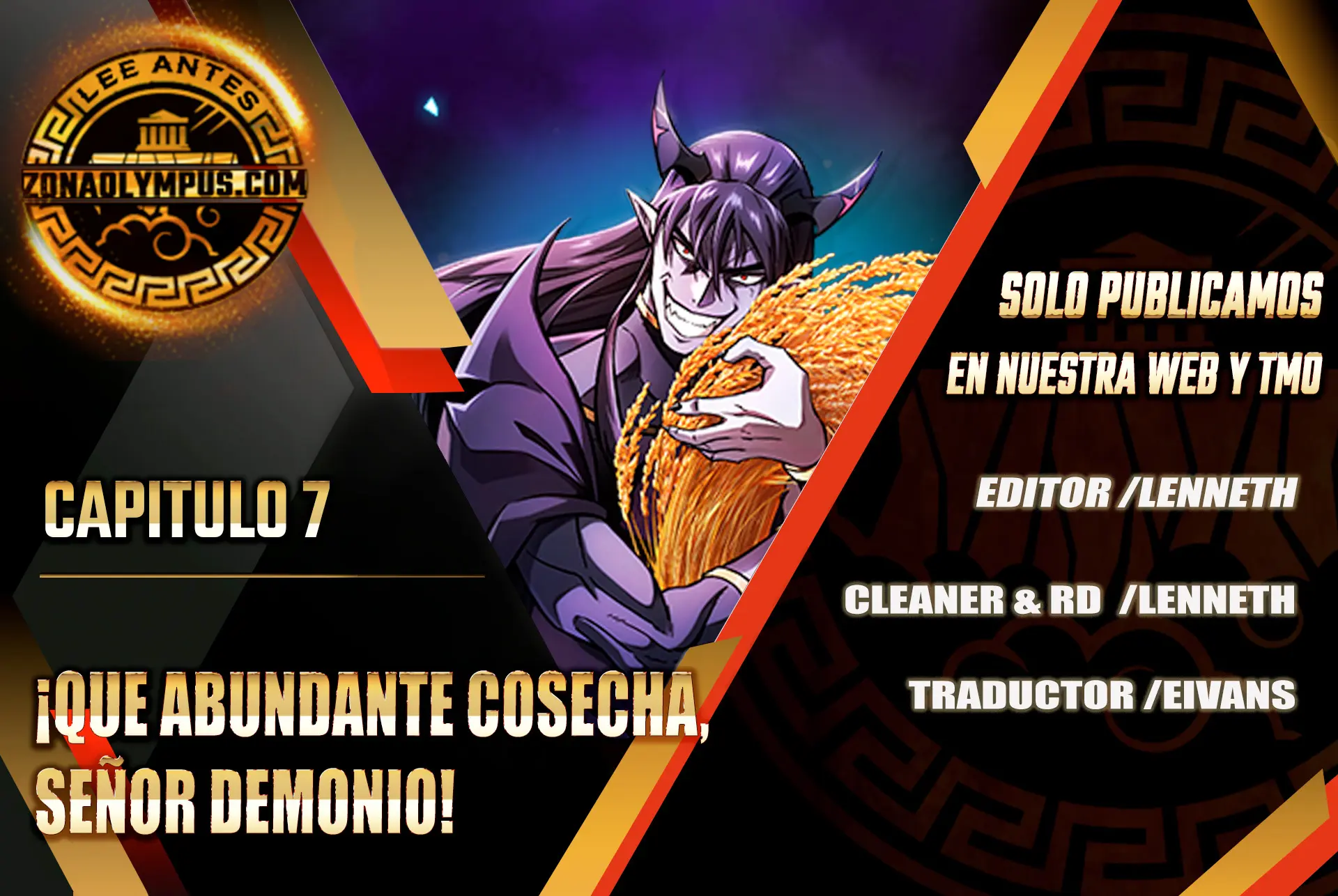¡Que abundante cosecha, señor demonio! capítulo 7 página 1
