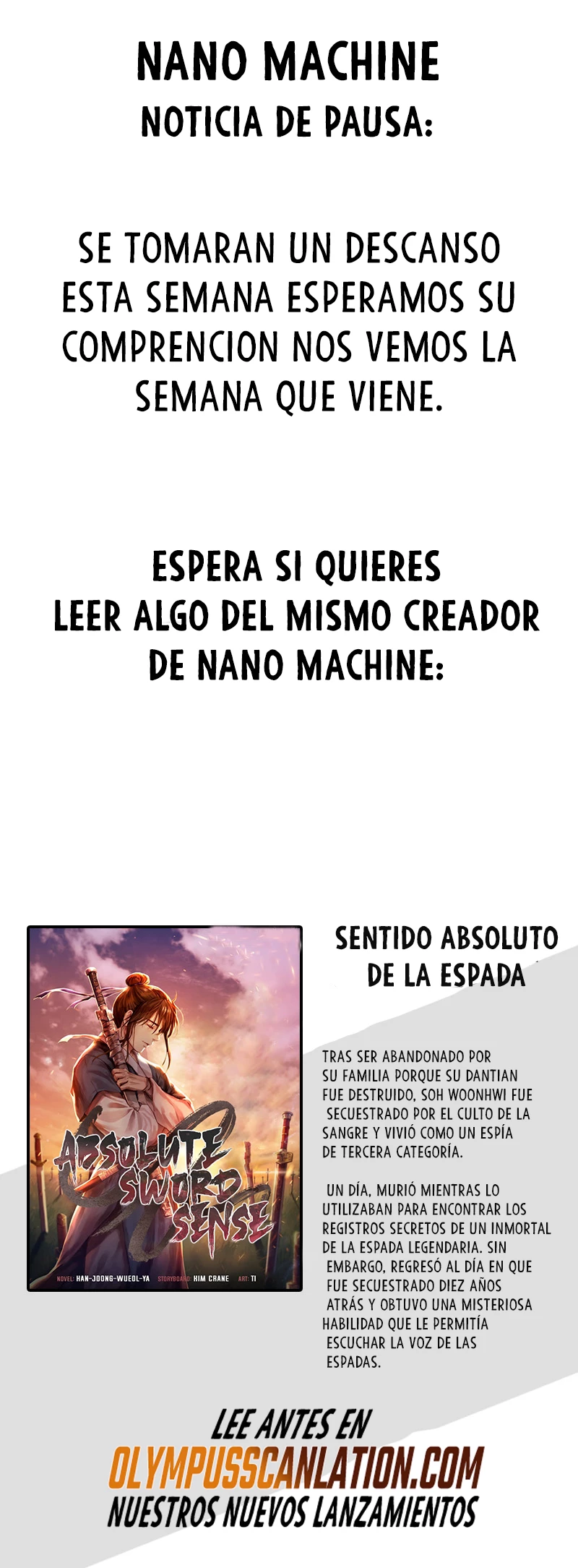 Nano Machine capítulo 116.50 página 1
