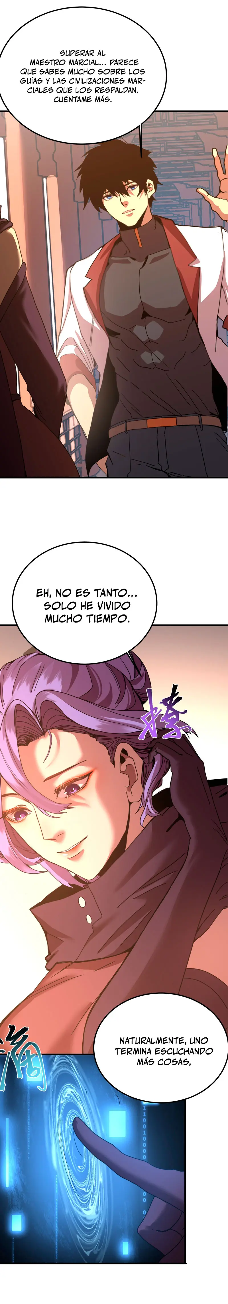 Iniciando sesión en 10,000 años en el futuro capítulo 207 página 4