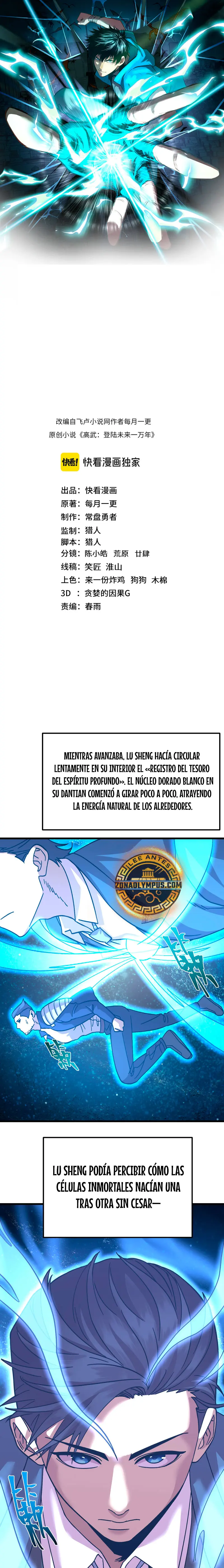 Iniciando sesión en 10,000 años en el futuro capítulo 282 página 1