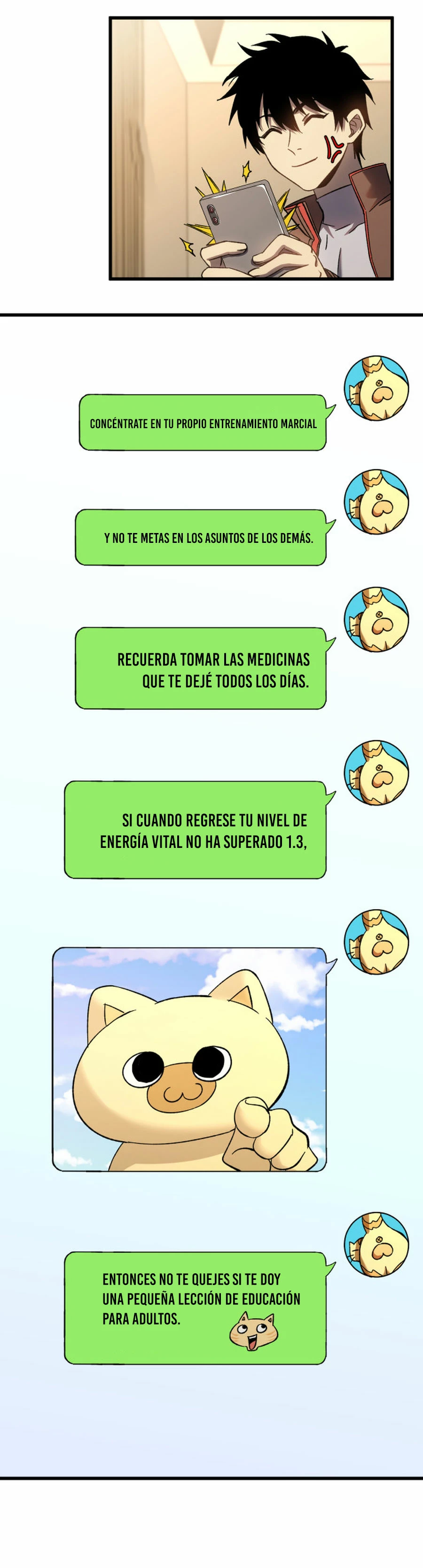 Iniciando sesión en 10,000 años en el futuro capítulo 36 página 14