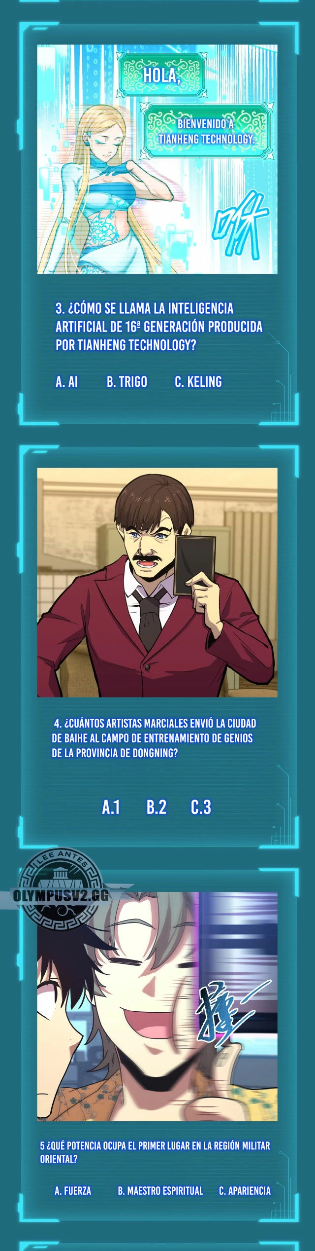 Iniciando sesión en 10,000 años en el futuro capítulo 64.01 página 3