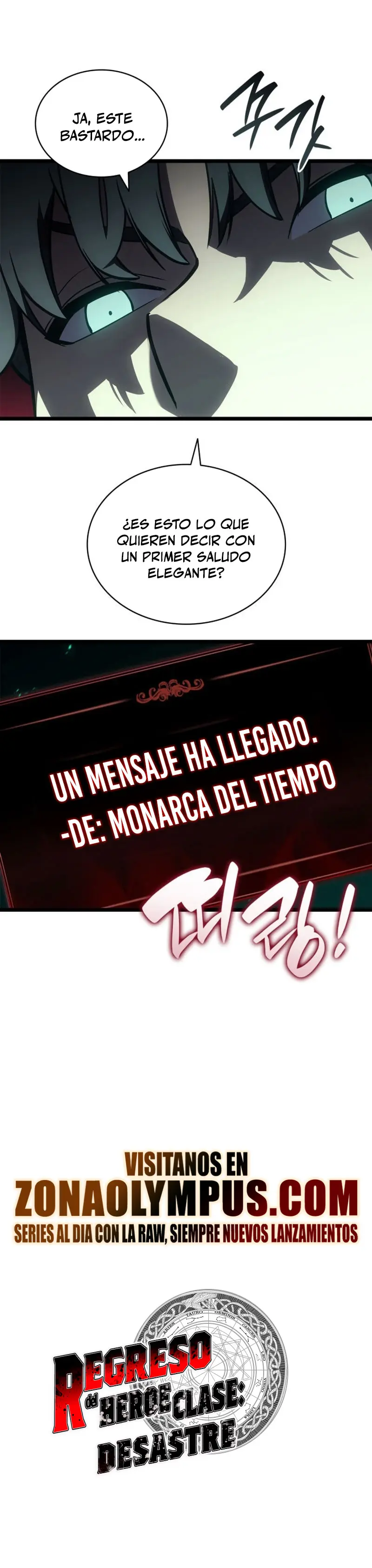 El regreso del héroe de clase: Desastre capítulo 110 página 47