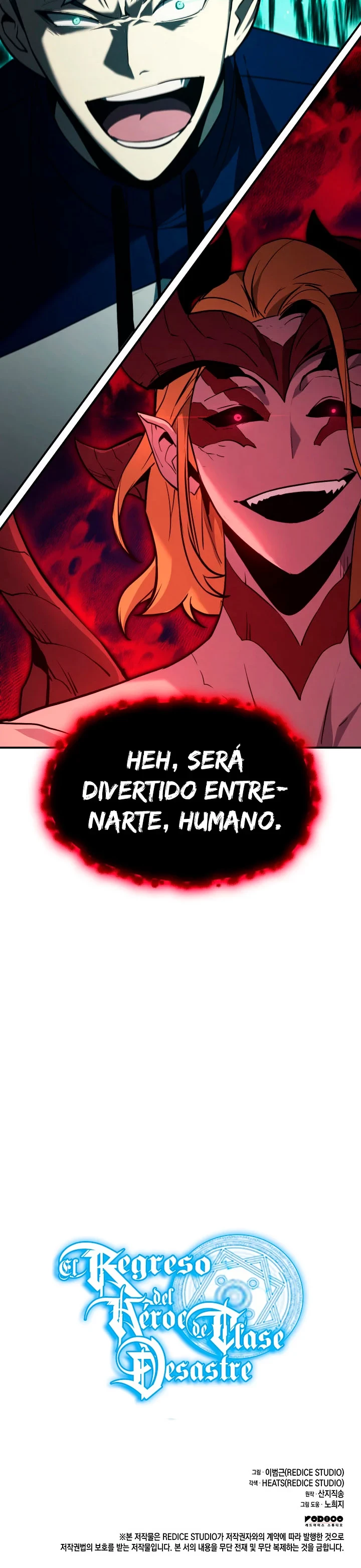 El regreso del héroe de clase: Desastre capítulo 25 página 60