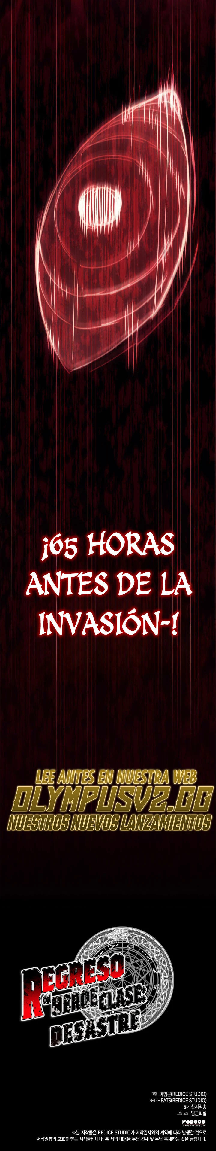 El regreso del héroe de clase: Desastre capítulo 74 página 50