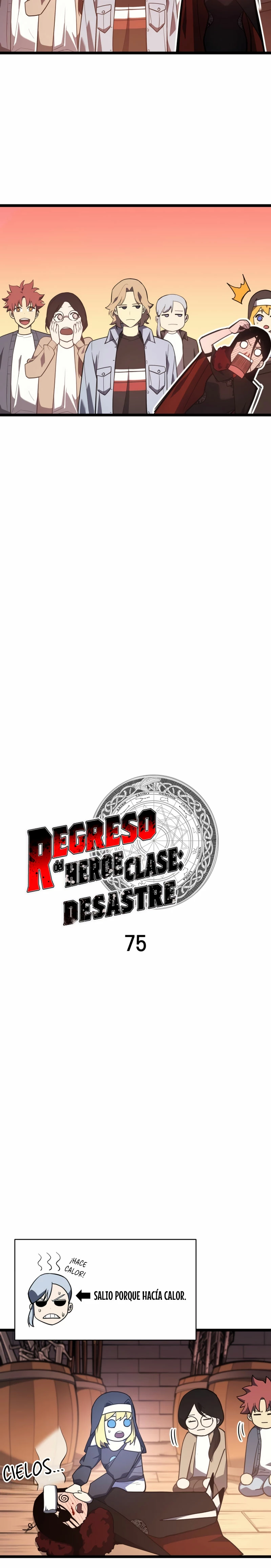 El regreso del héroe de clase: Desastre capítulo 75 página 17