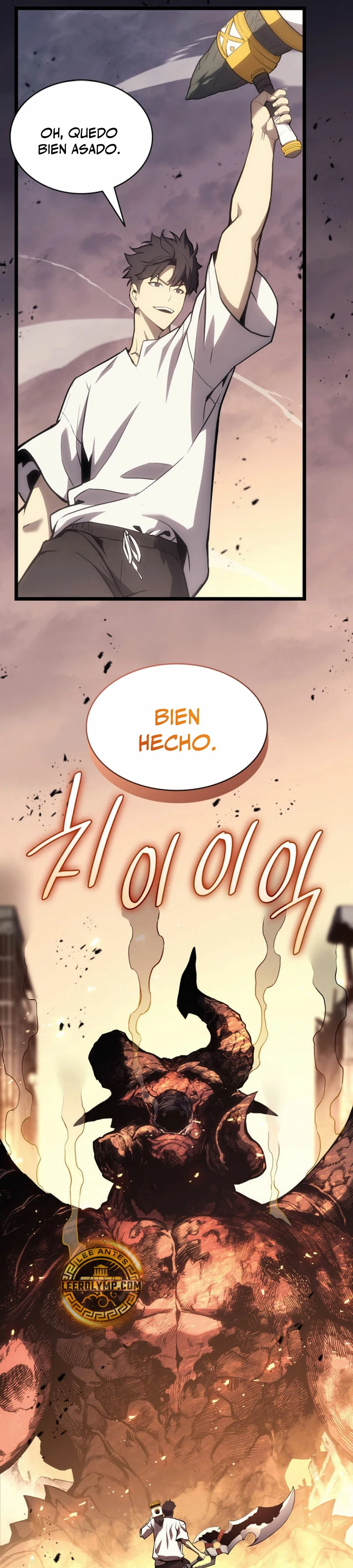 El regreso del héroe de clase: Desastre capítulo 86 página 8