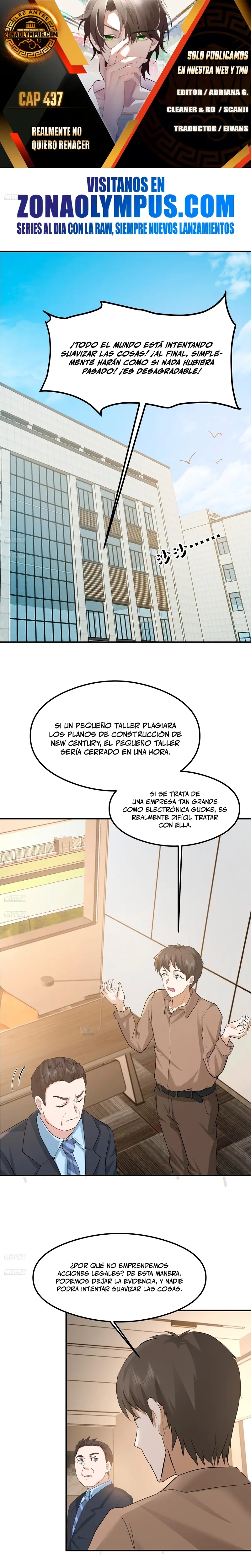 Realmente no quiero renacer capítulo 437 página 1