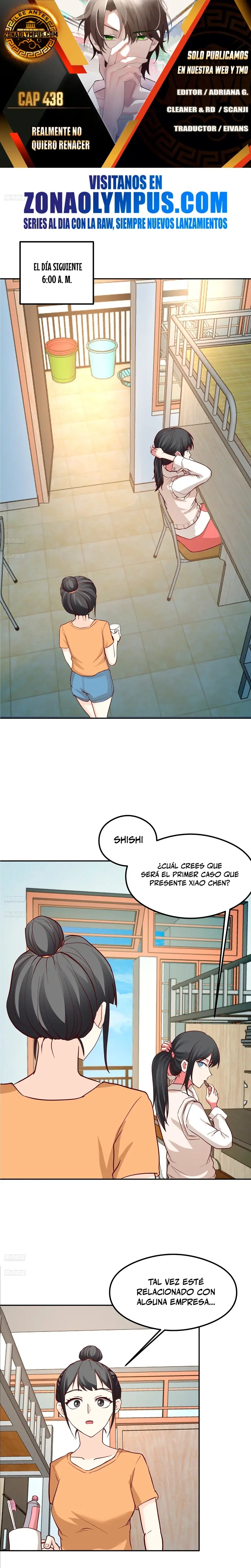 Realmente no quiero renacer capítulo 438 página 1