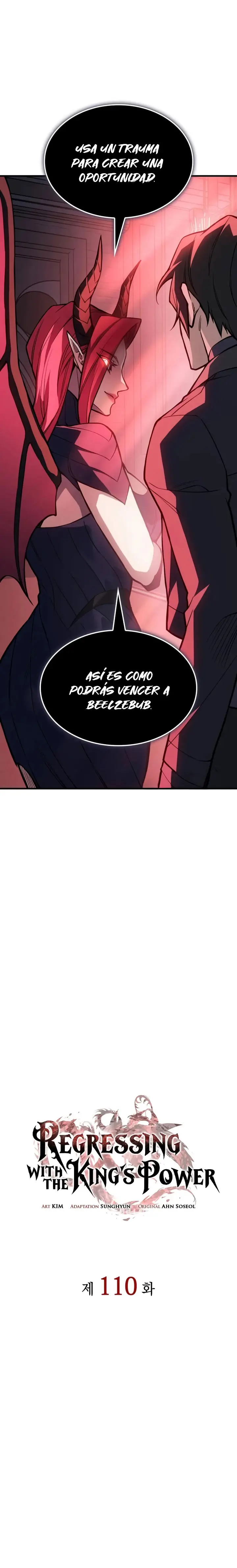Regresé con el poder del Rey capítulo 110 página 10