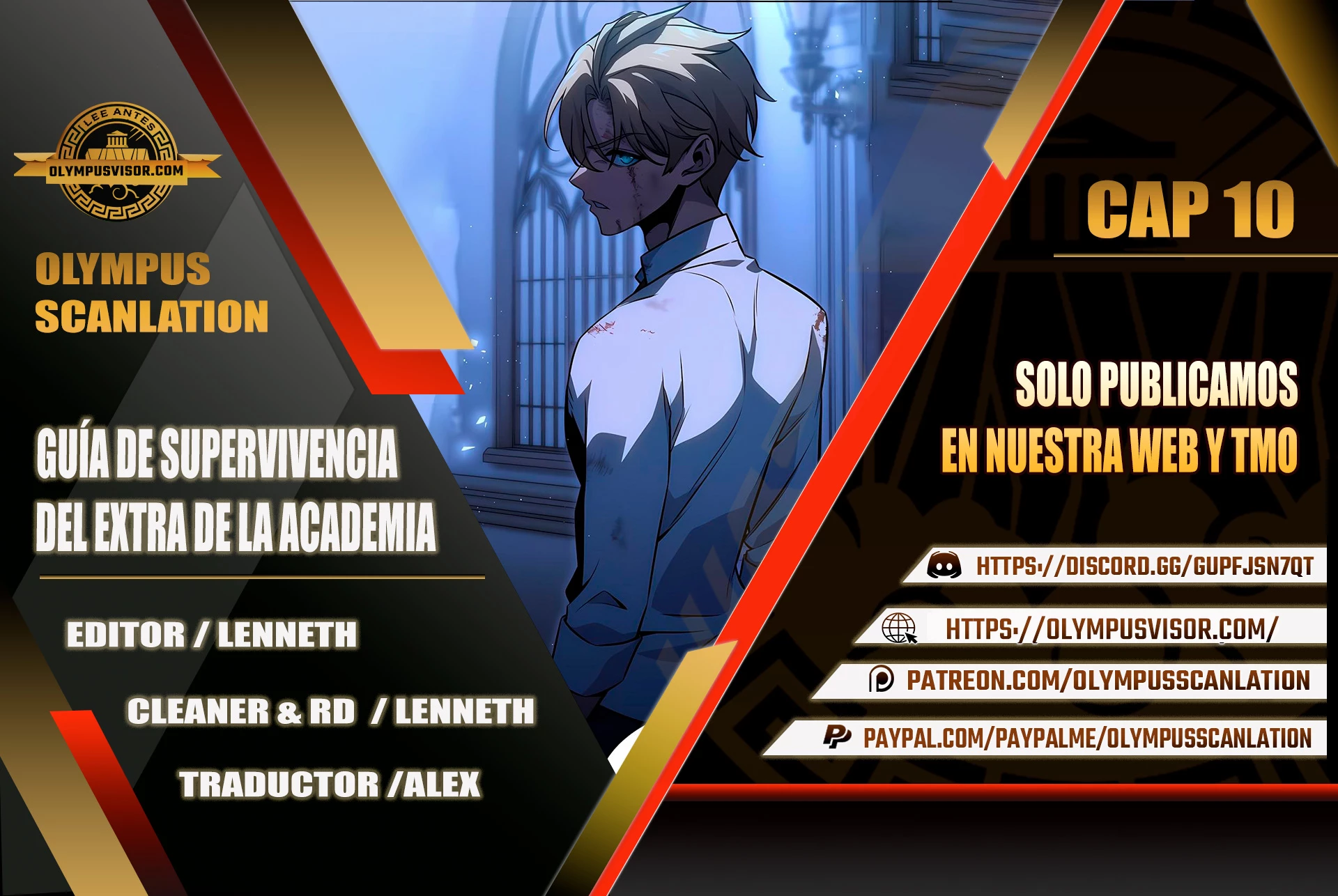 Guia de supervivencia del extra de la academia capítulo 10 página 1