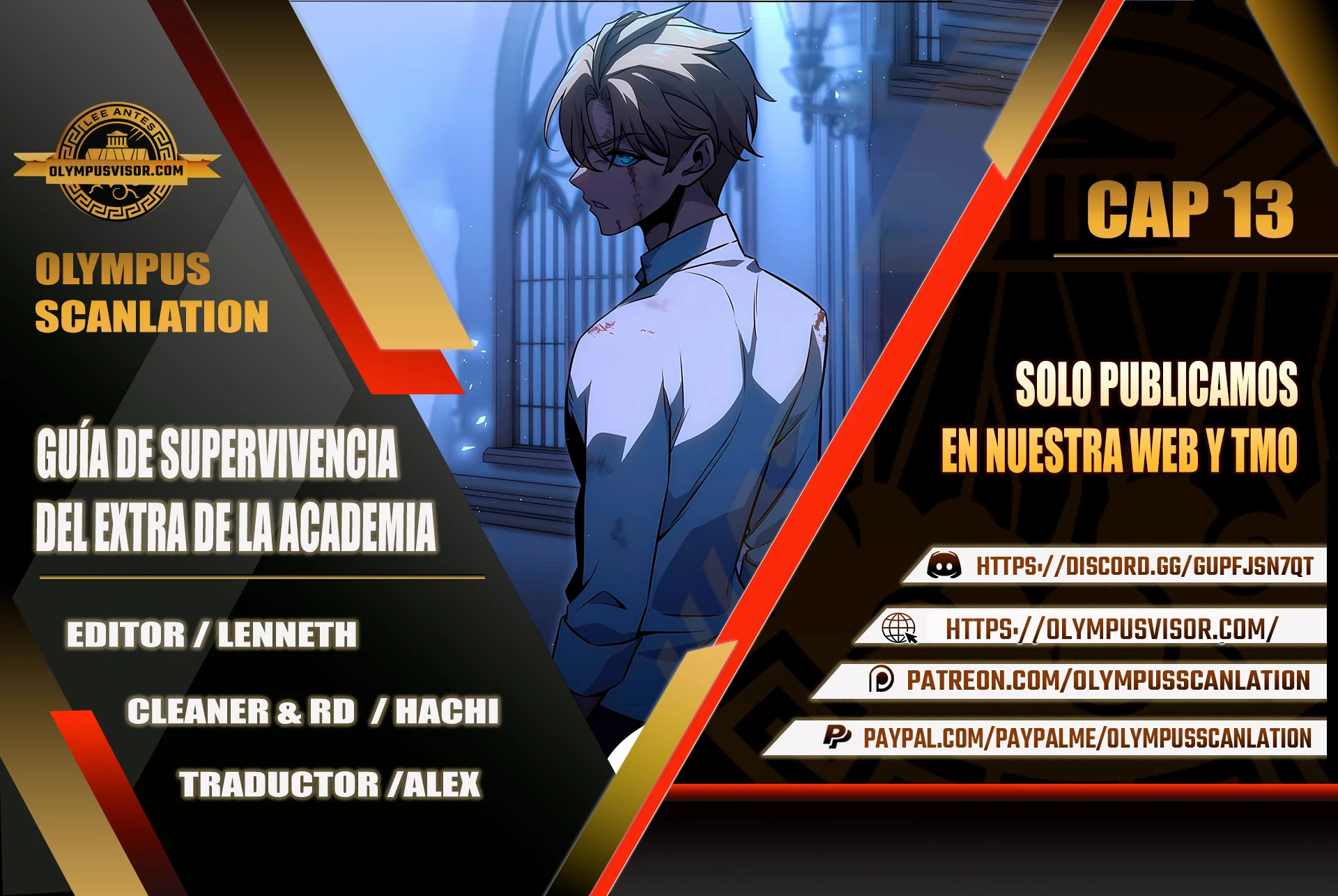 Guia de supervivencia del extra de la academia capítulo 13 página 1