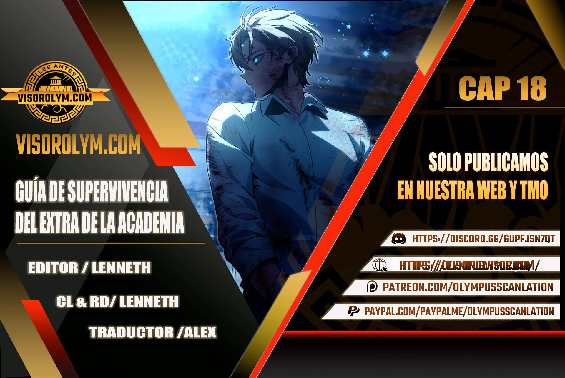 Guia de supervivencia del extra de la academia capítulo 18 página 1