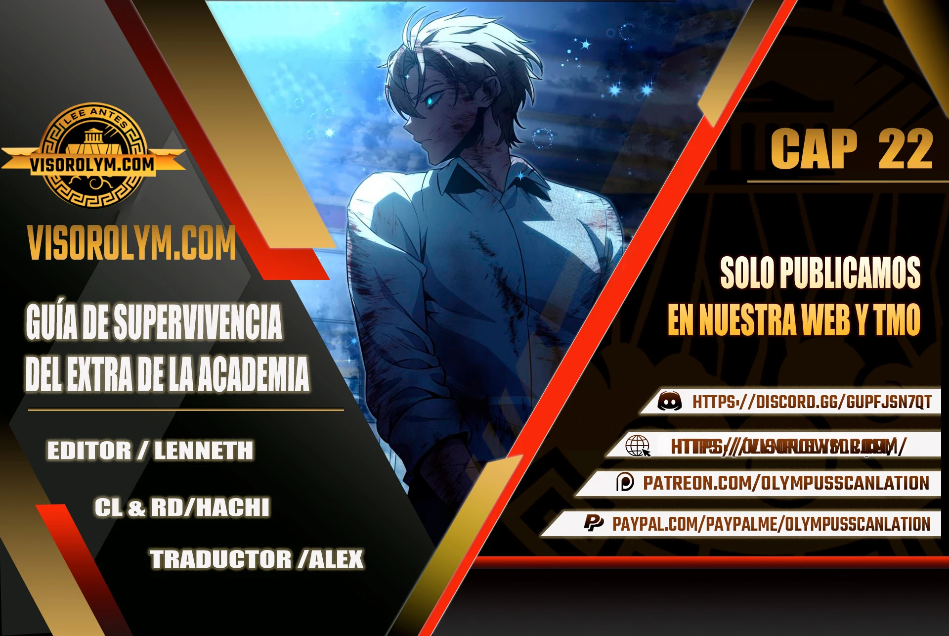 Guia de supervivencia del extra de la academia capítulo 22 página 1