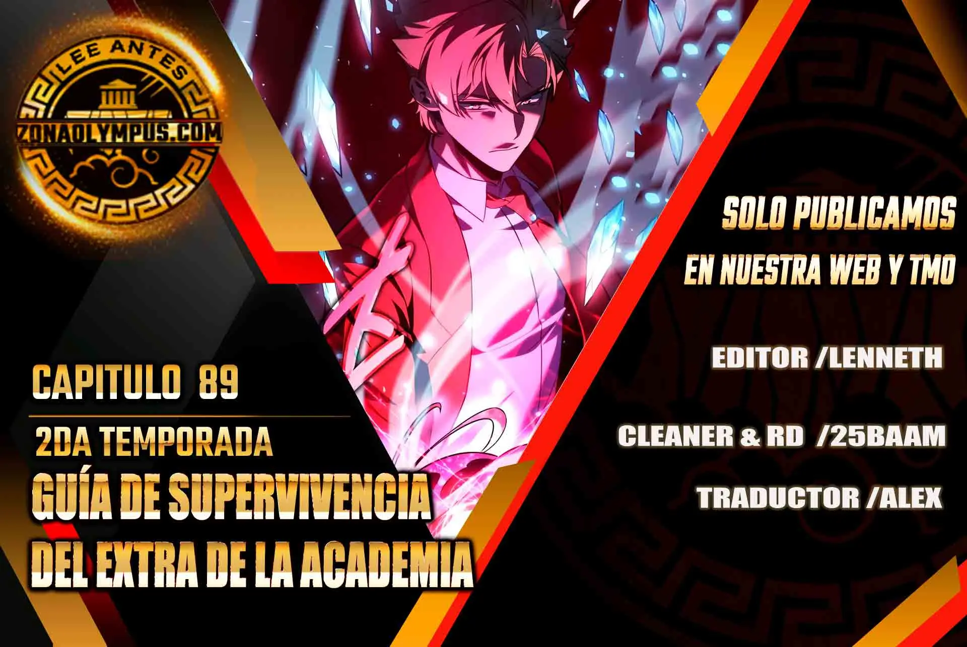 Guia de supervivencia del extra de la academia capítulo 89 página 1
