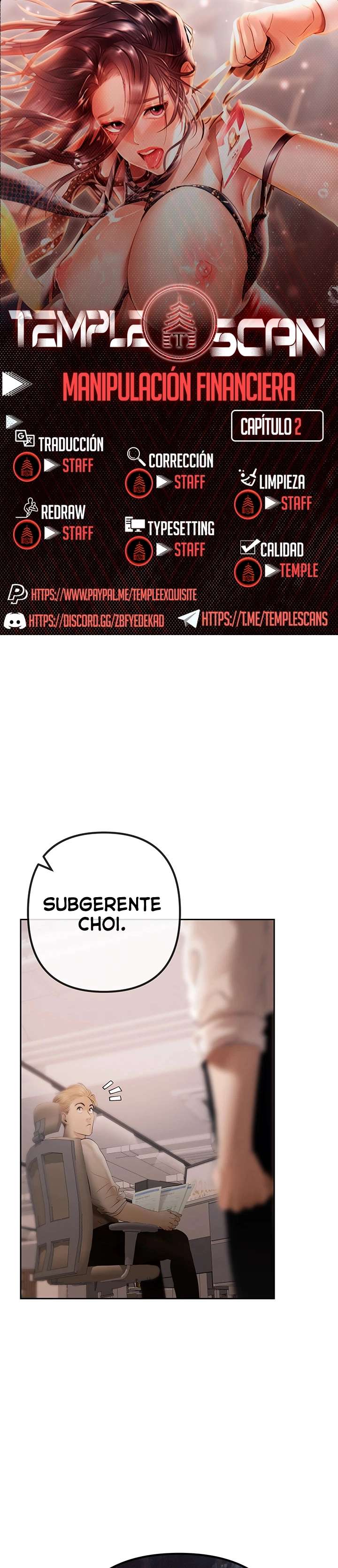 Manipulación Financiera capítulo 2 página 1