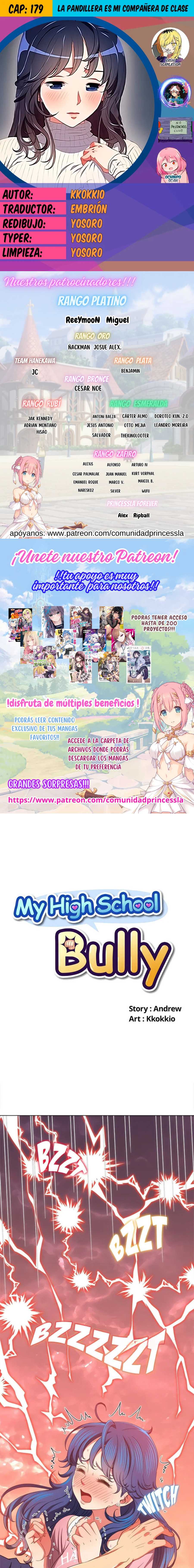 LA PANDILLERA ES MI COMPAÑERA DE CLASE capítulo 179 página 1