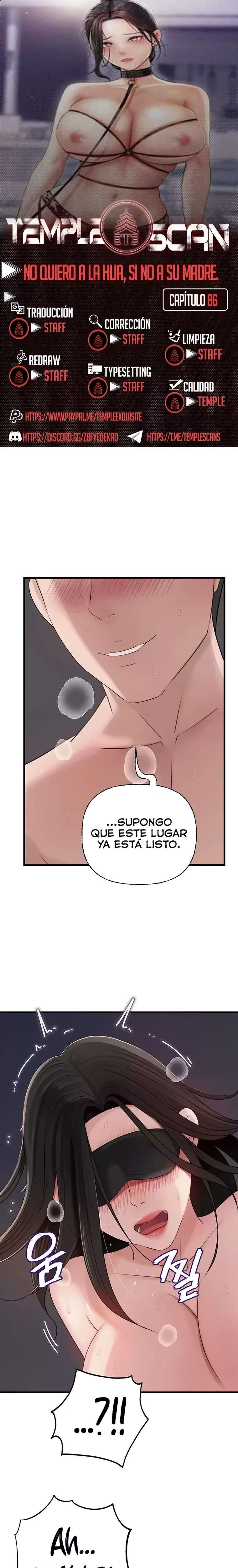 No Quiero A La Hija, Si No A Su Madre capítulo 86 página 1