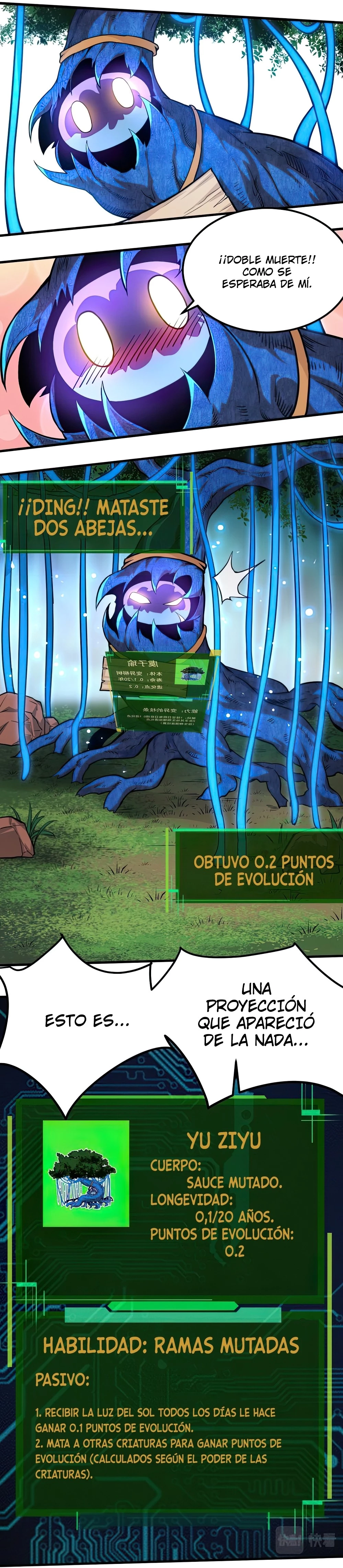 Mi Evolución a Partir de un Árbol Gigante capítulo 1 página 19