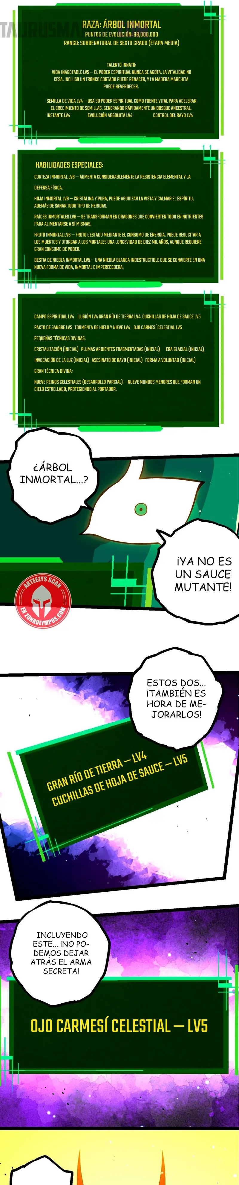 Mi Evolución a Partir de un Árbol Gigante capítulo 375 página 9