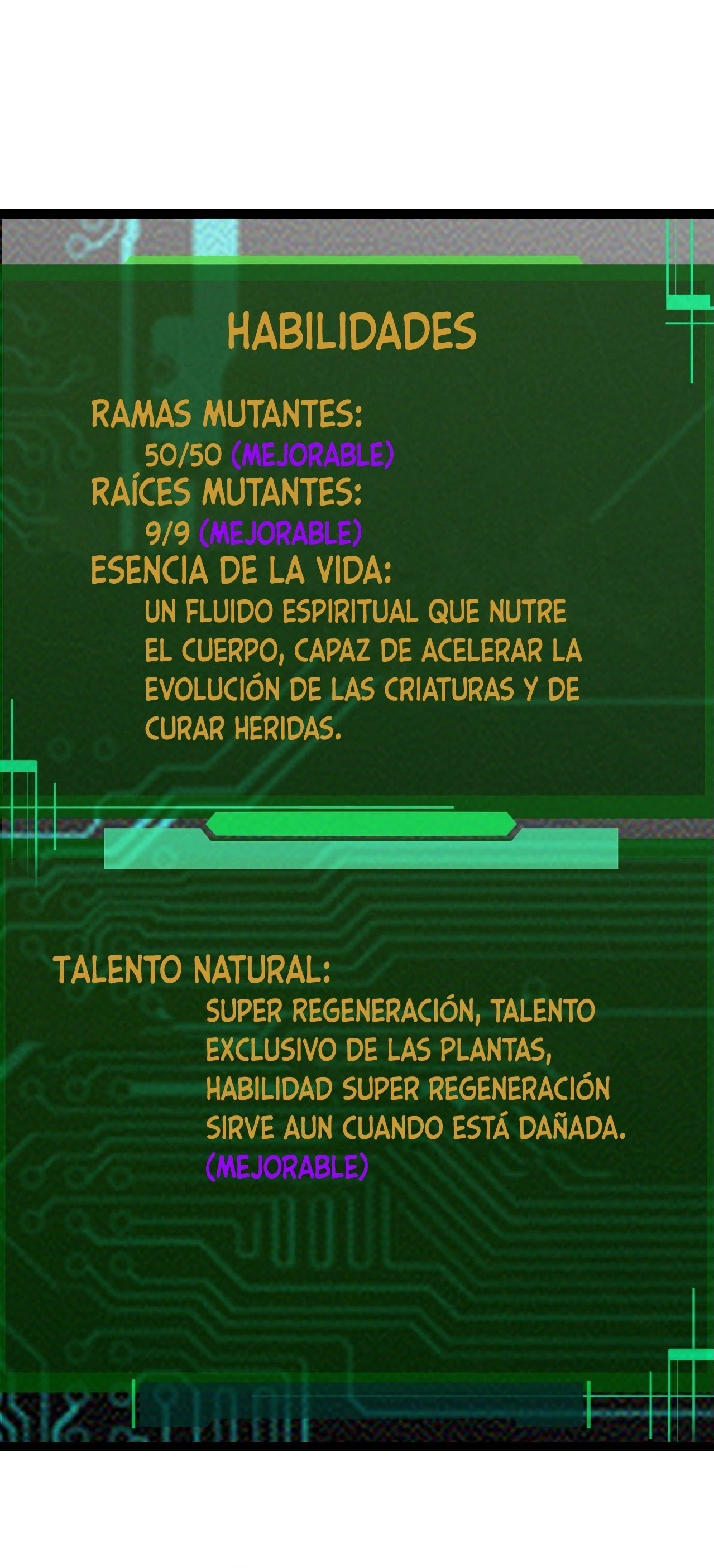Mi Evolución a Partir de un Árbol Gigante capítulo 8 página 3
