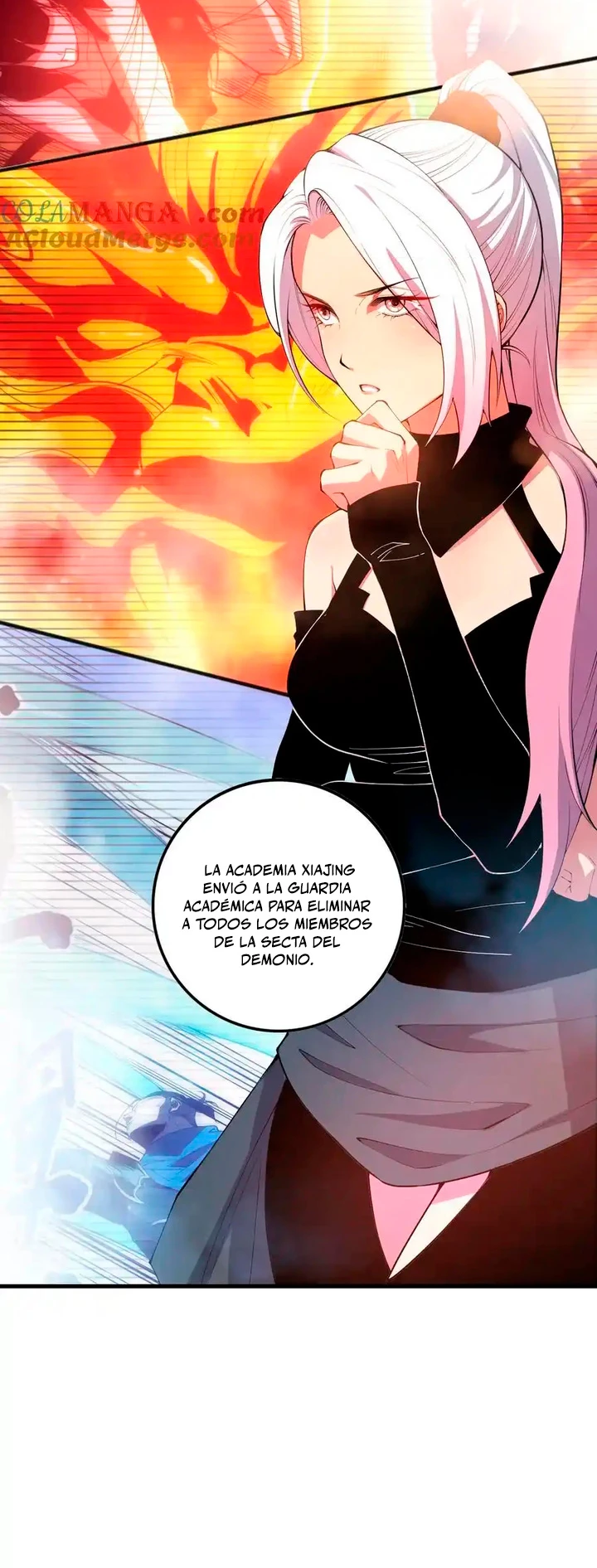 ¡Nigromante¡, ¡Yo soy la plaga! capítulo 80 página 8