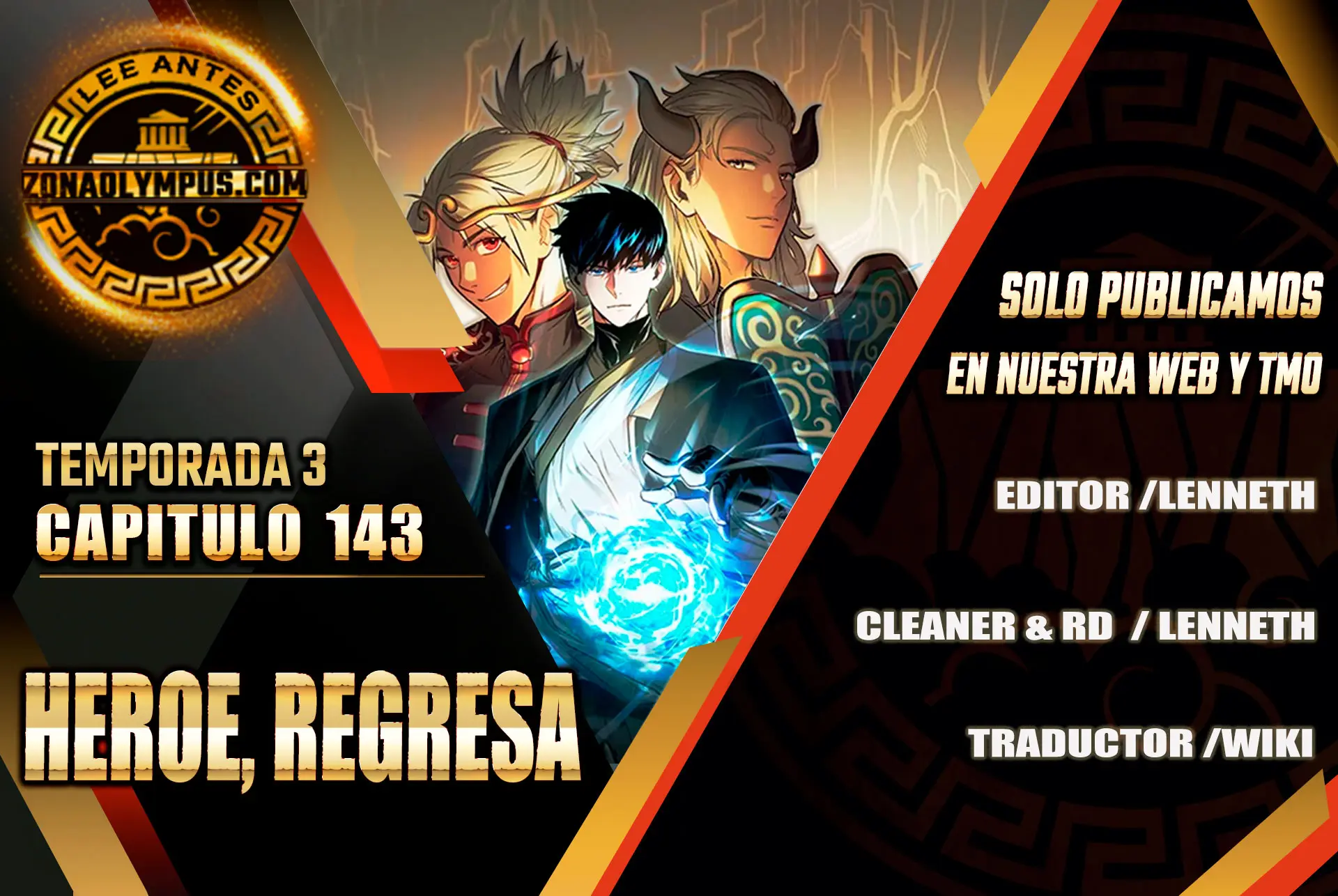 Heroe, regresa capítulo 143 página 1