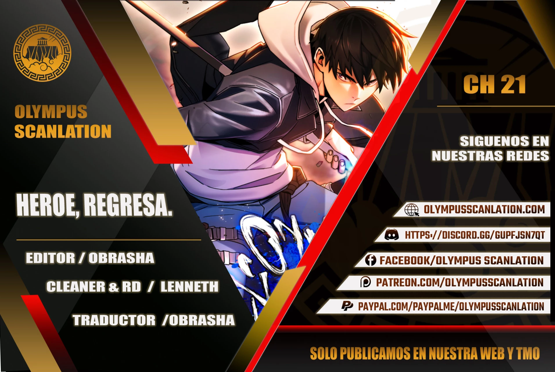 Heroe, regresa capítulo 21 página 1