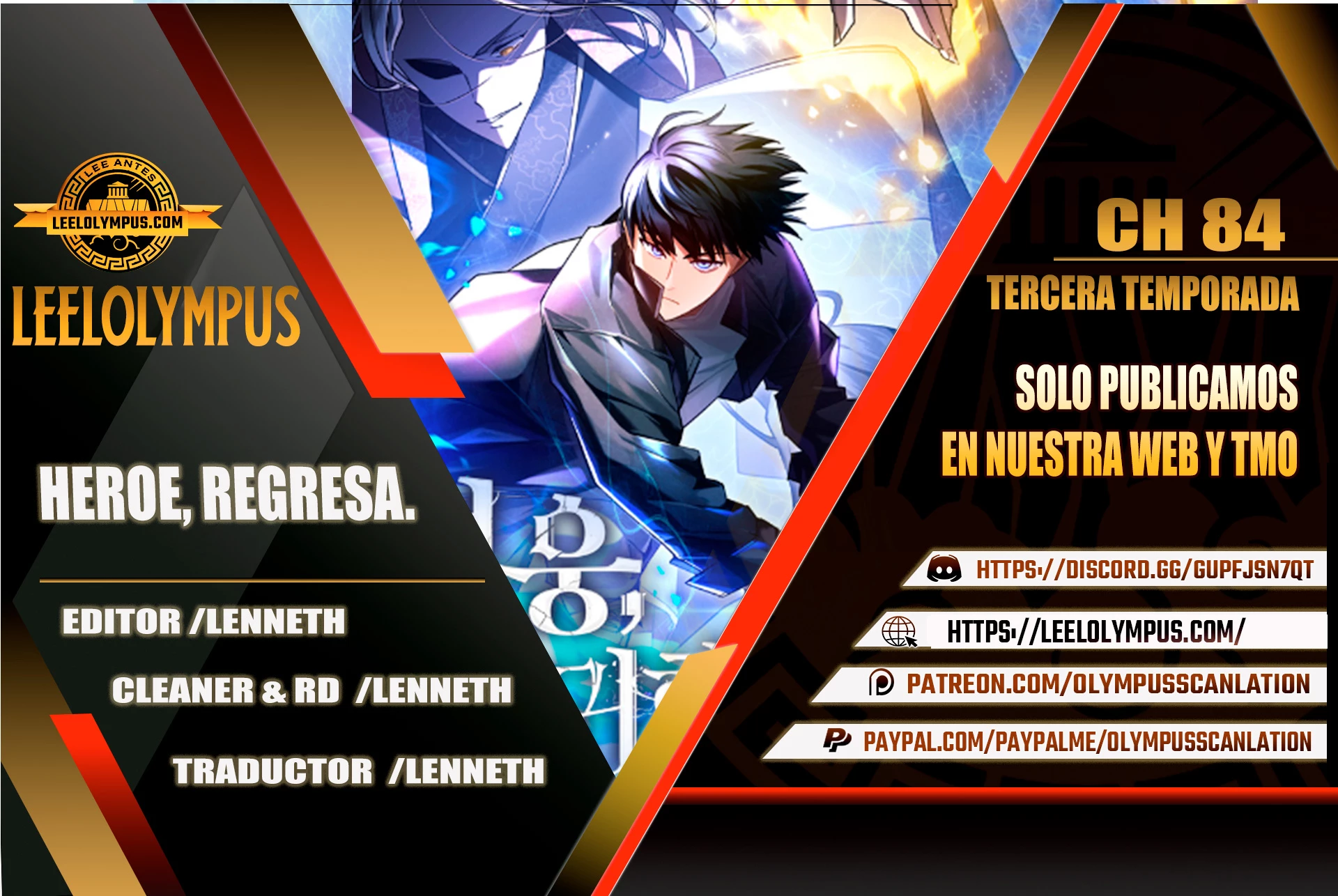 Heroe, regresa capítulo 84 página 1