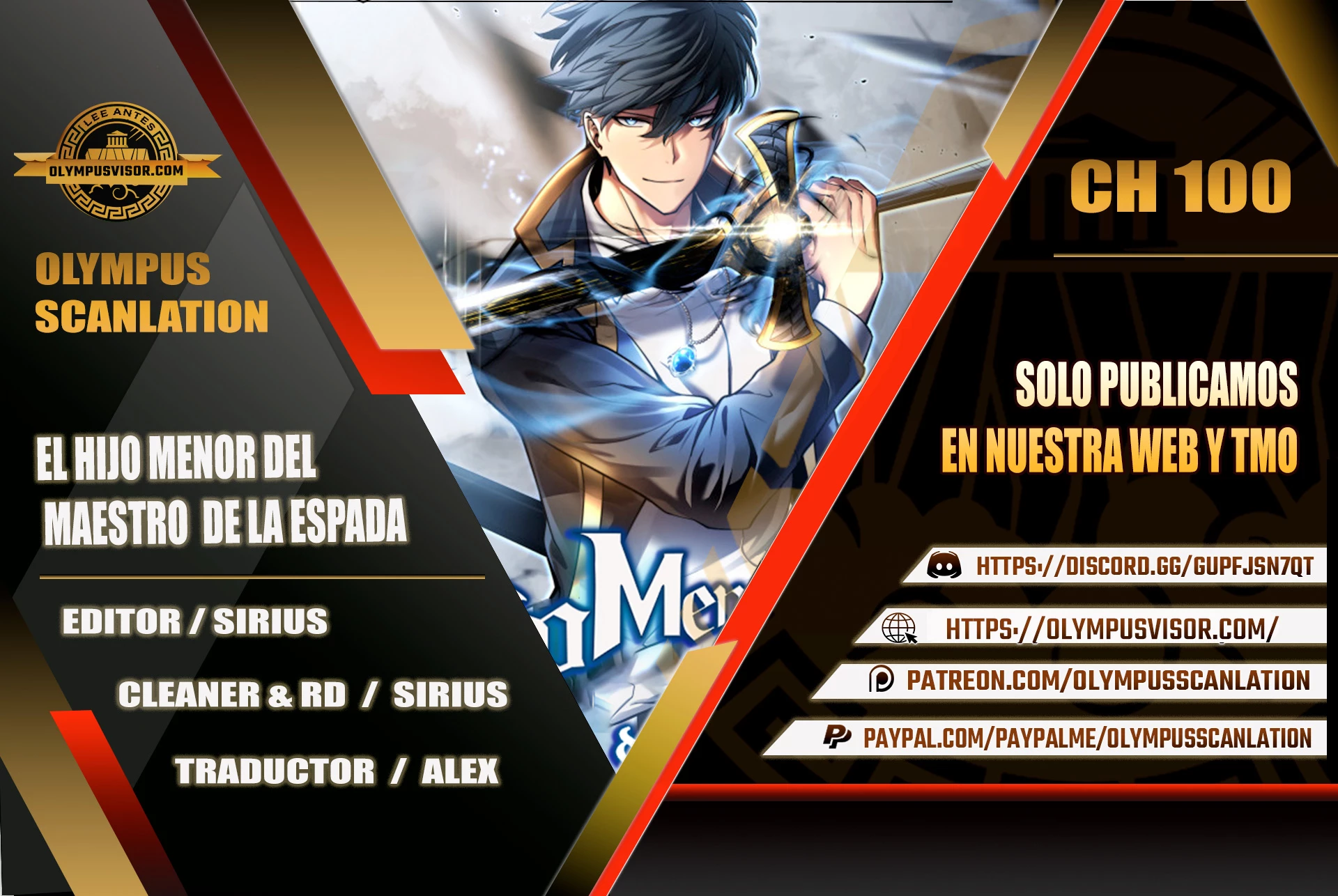 El hijo menor del maestro de la espada capítulo 100 página 1