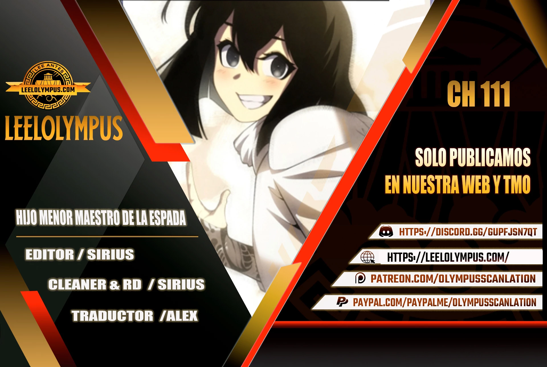 El hijo menor del maestro de la espada capítulo 111 página 1