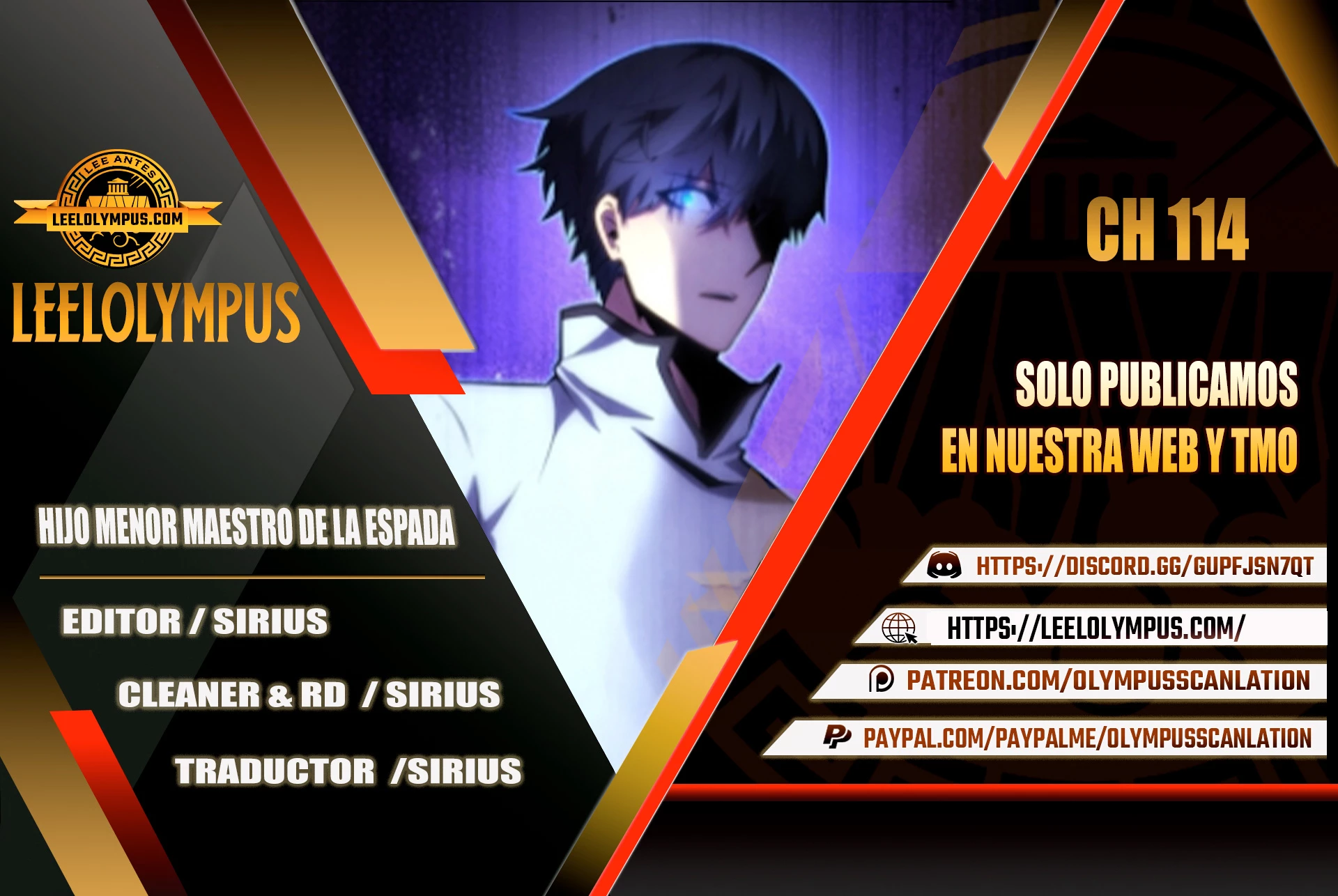 El hijo menor del maestro de la espada capítulo 114 página 1