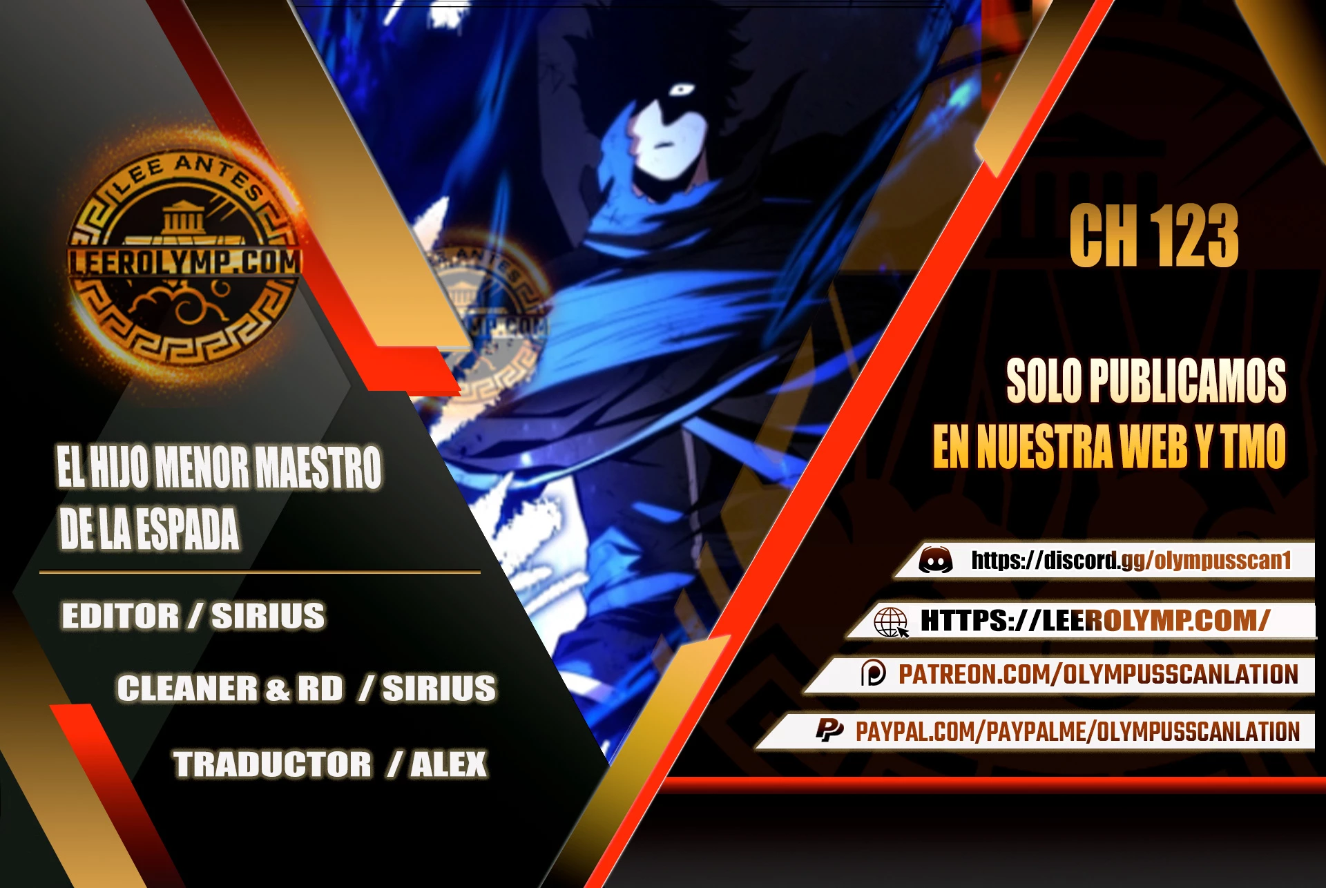 El hijo menor del maestro de la espada capítulo 123 página 1