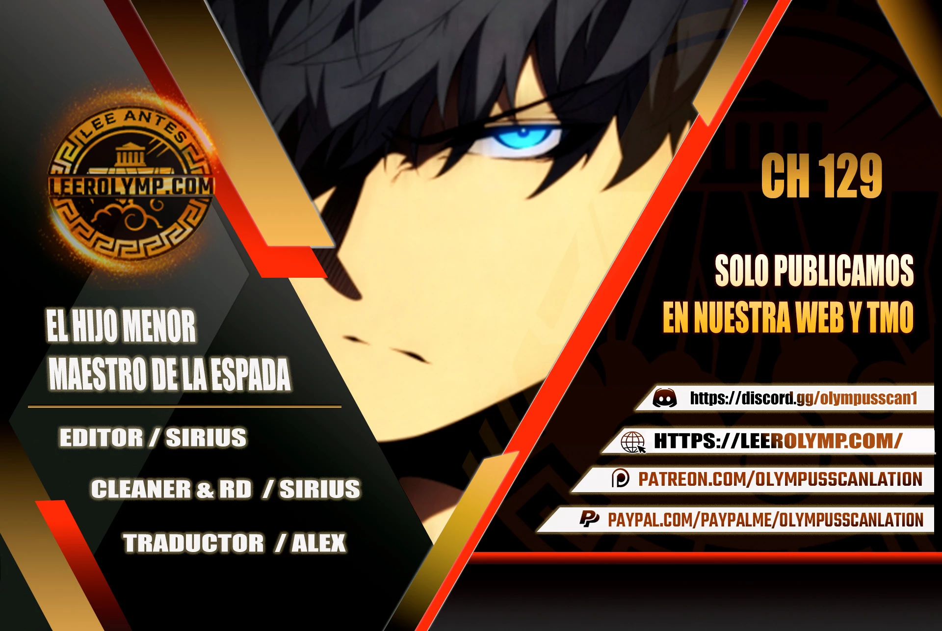 El hijo menor del maestro de la espada capítulo 129 página 1