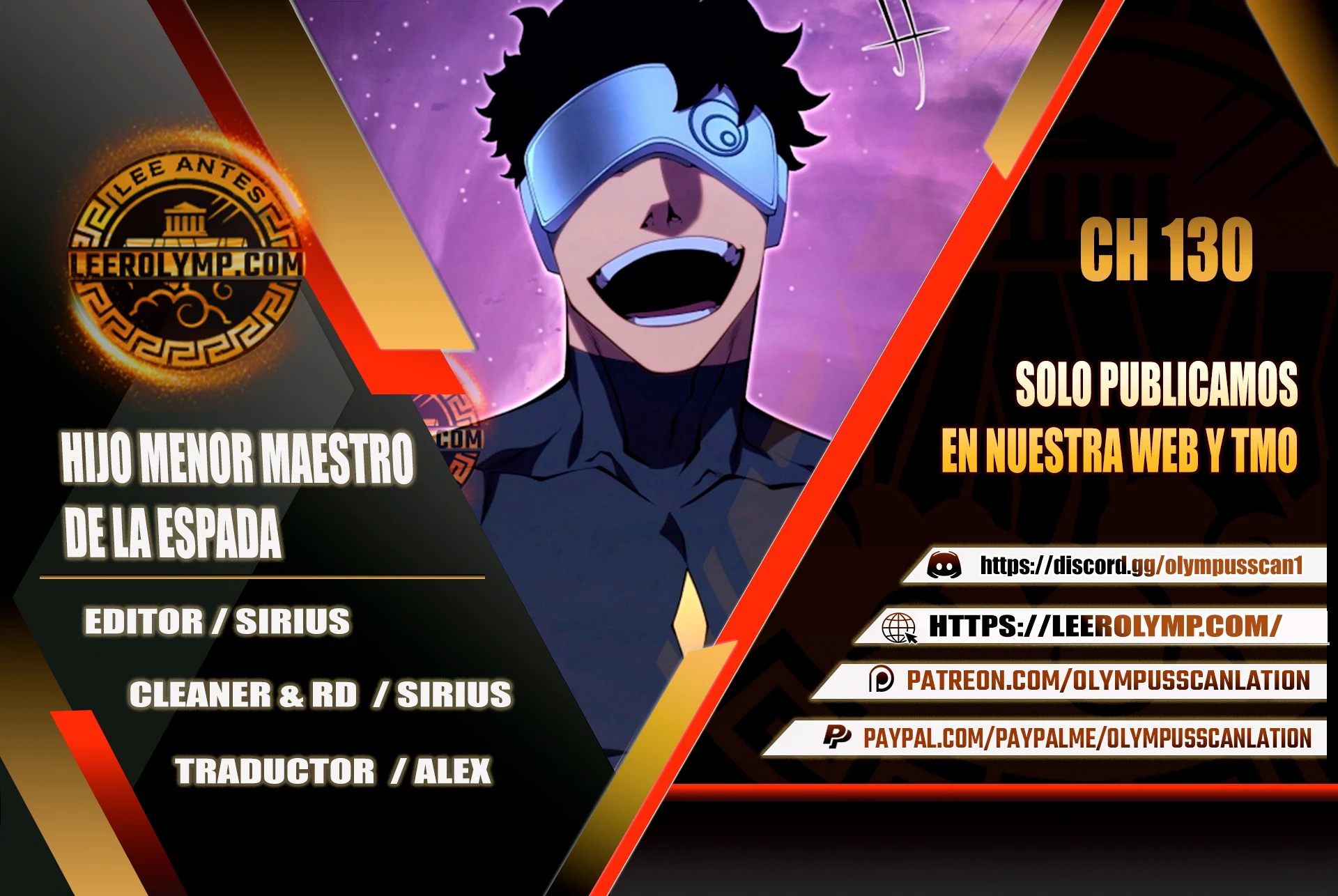 El hijo menor del maestro de la espada capítulo 130 página 1