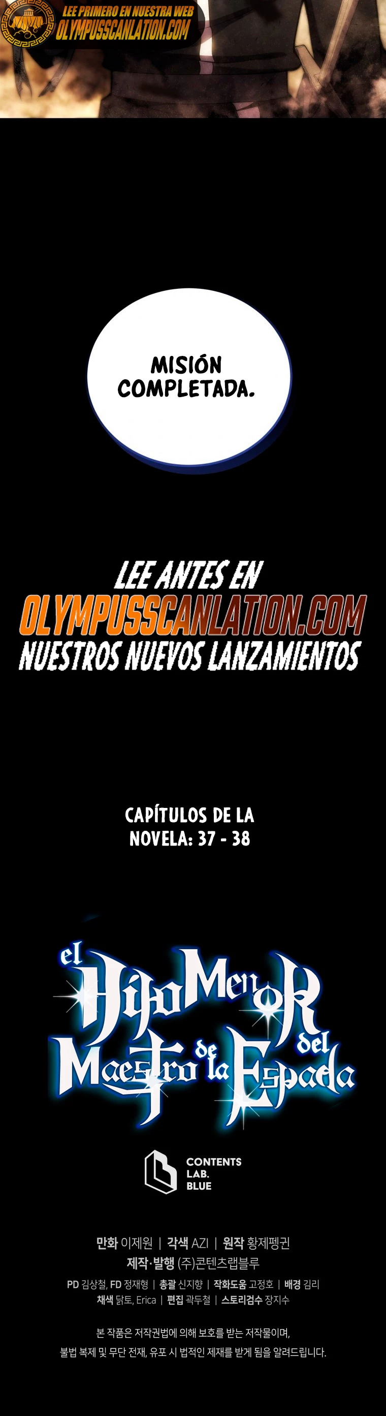 El hijo menor del maestro de la espada capítulo 25 página 59