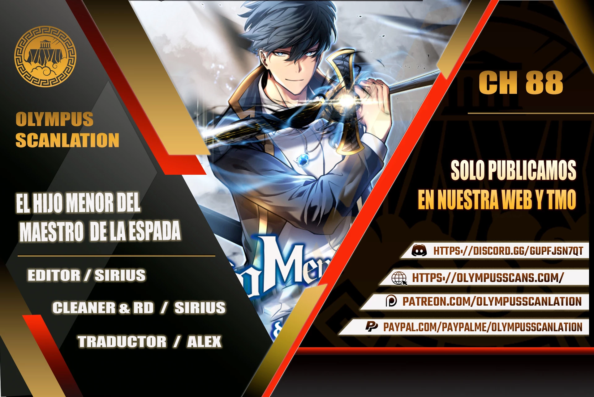 El hijo menor del maestro de la espada capítulo 88 página 1