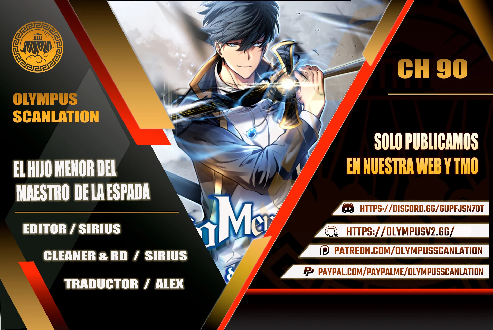El hijo menor del maestro de la espada capítulo 90 página 1