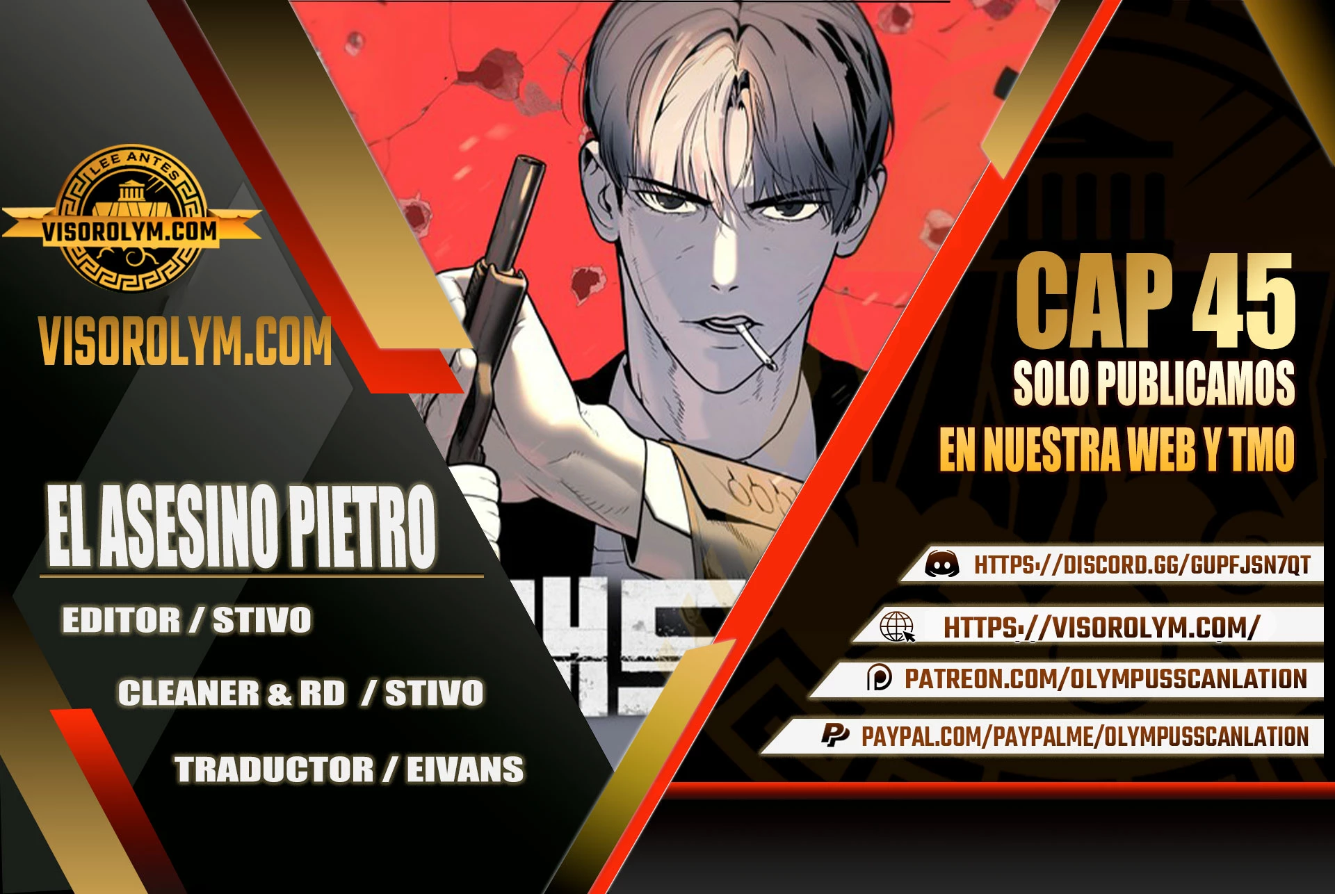 Asesino Pietro capítulo 45 página 1