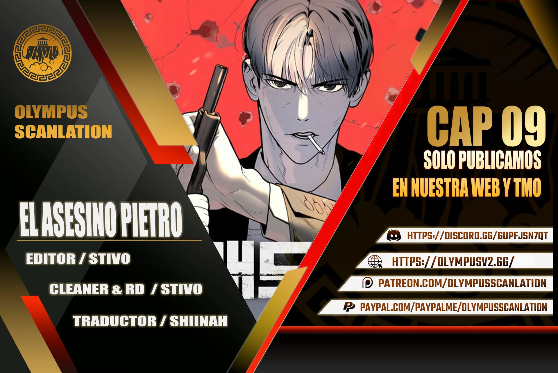 Asesino Pietro capítulo 9 página 1