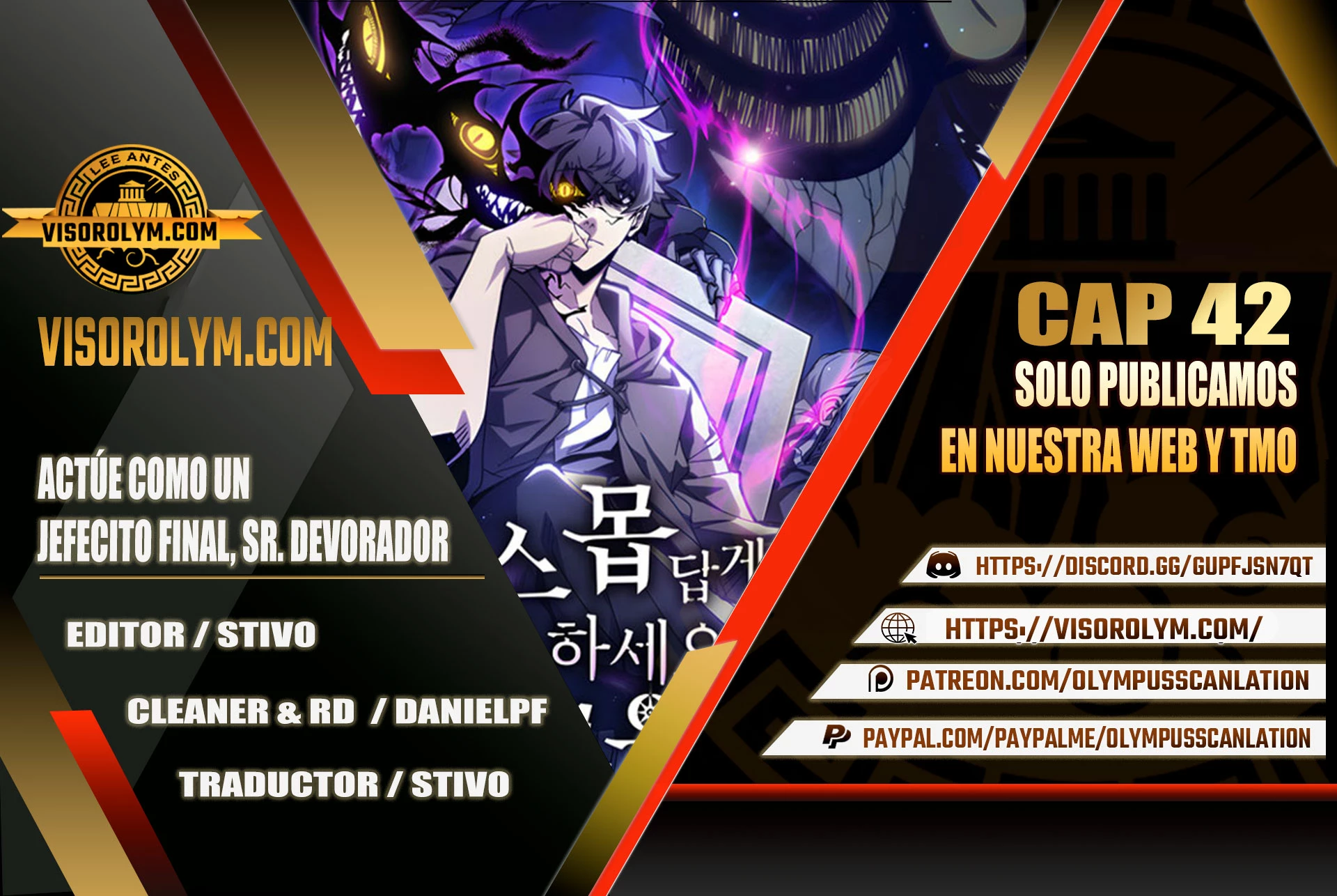 Actúe como un jefecito final, Sr. devorador capítulo 42 página 1