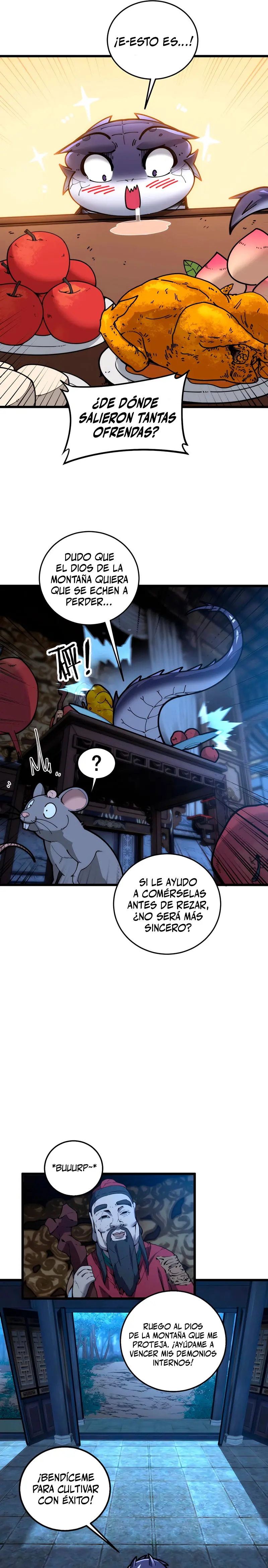 La evolución de la serpiente inmortal capítulo 3 página 8